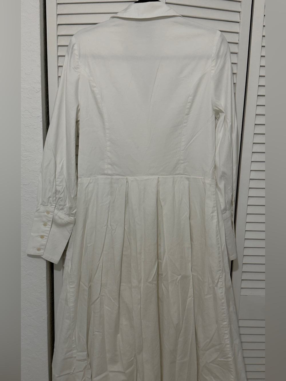 Reformation witchery seam detail maxi shirt dress size 12 cotton! - Picture 8 of 10